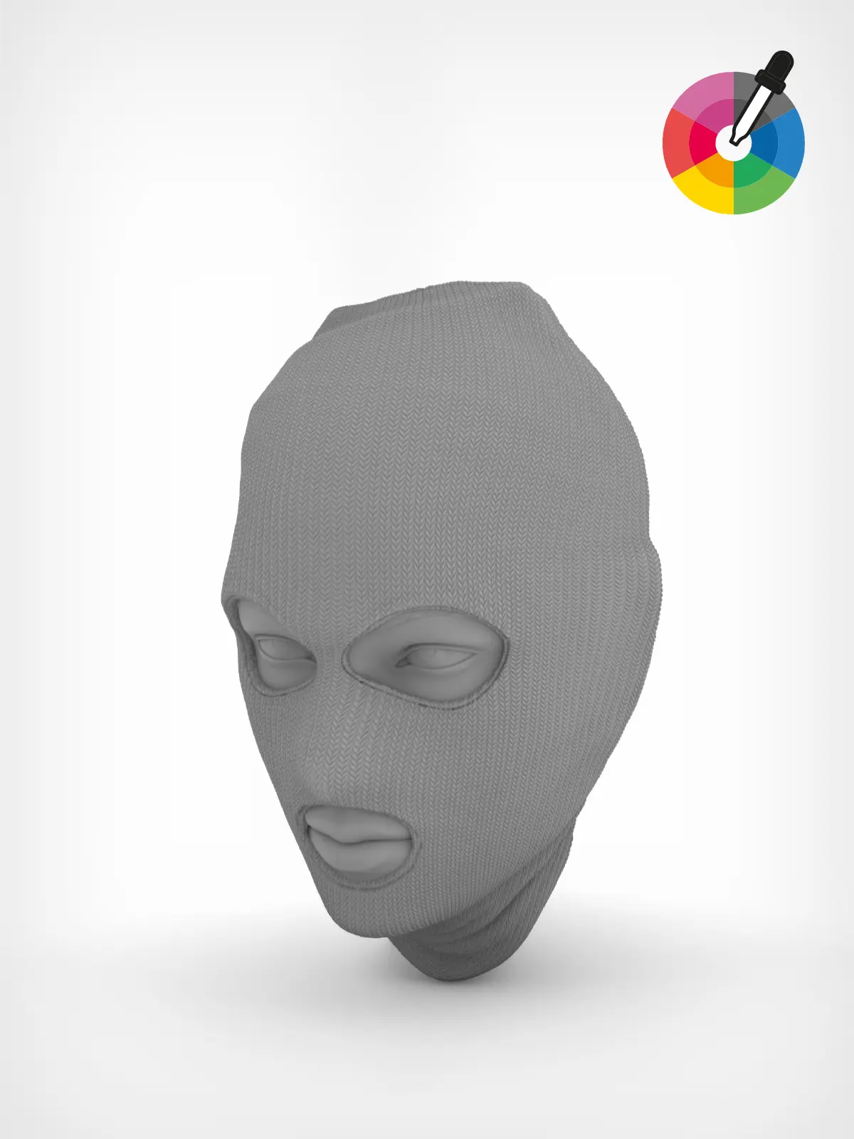 3d printed Hooded girl wall art piece