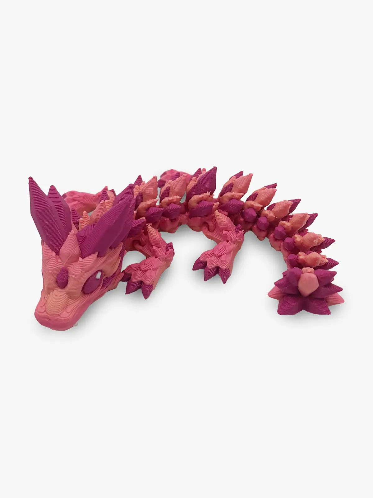3D printed baby crystal dragon pink limited 1