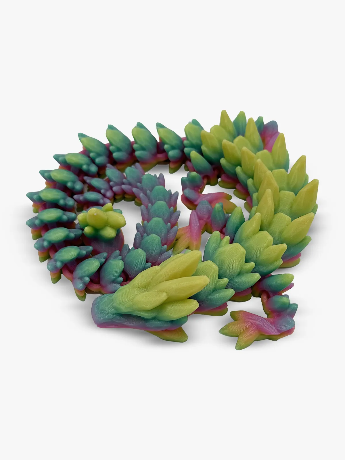 3d printed gemstone dragon luminescent rainbow 1