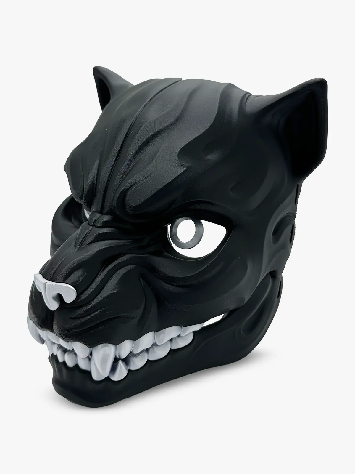 3D printed mask Panther black 1