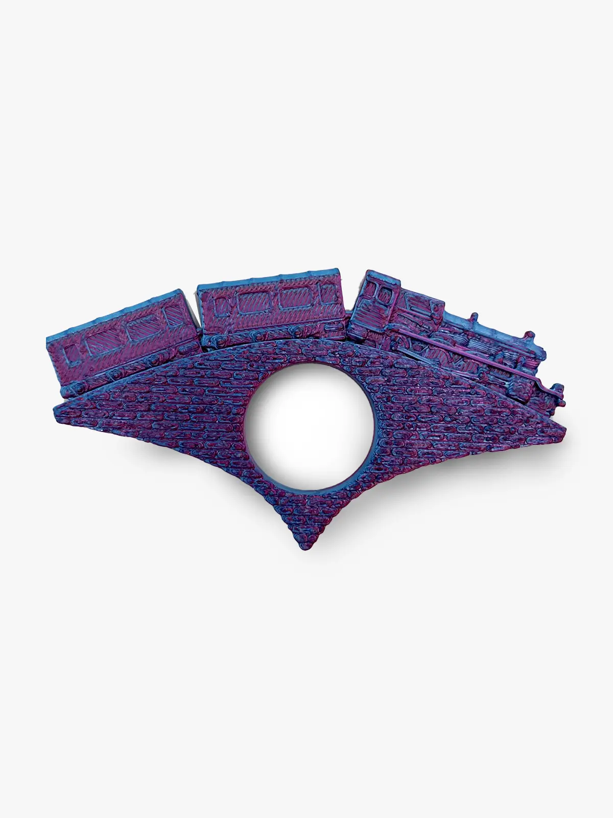 3d printed tumb holder train blue red 1